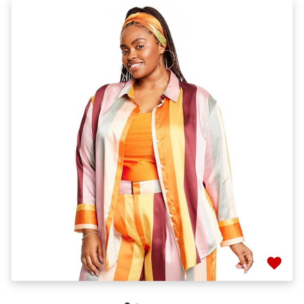 Fe Noel x Target Striped Shirt XXL